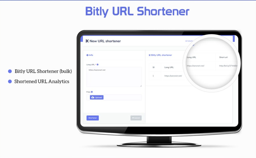 Bitly URL Shortener 