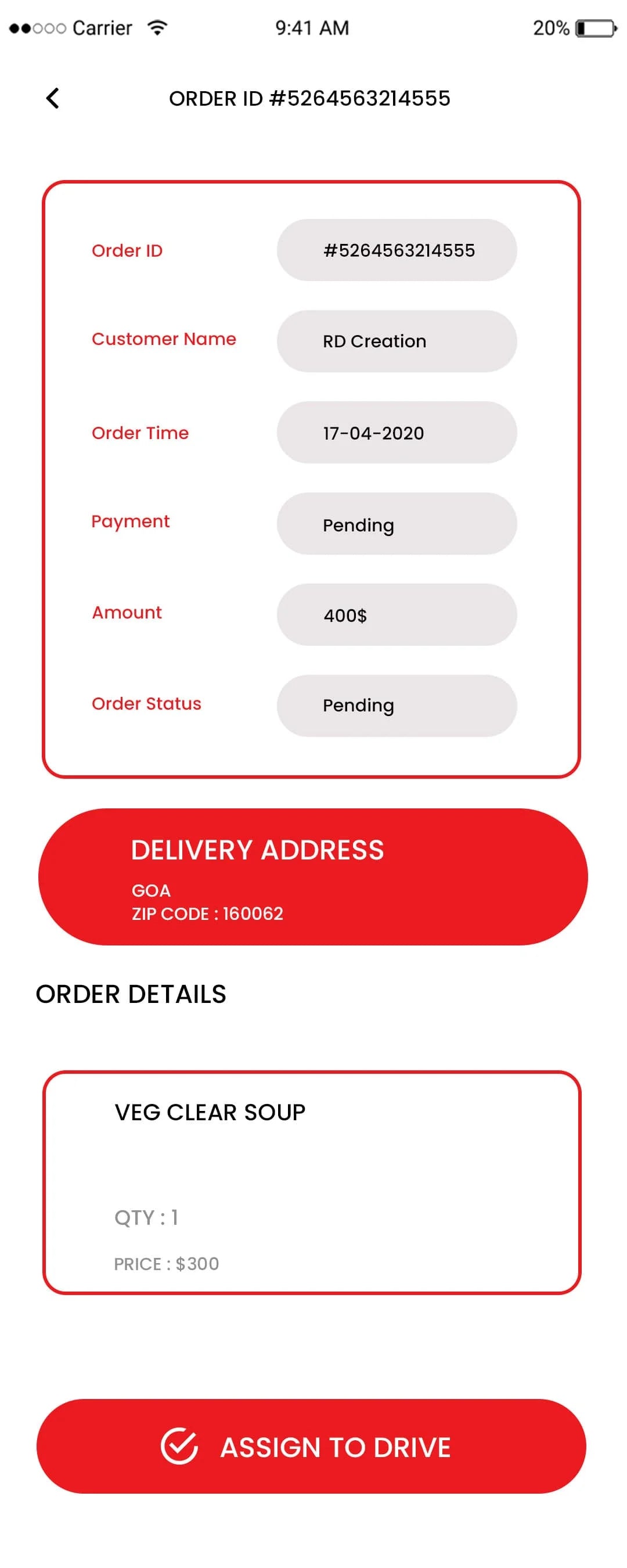 Order Details