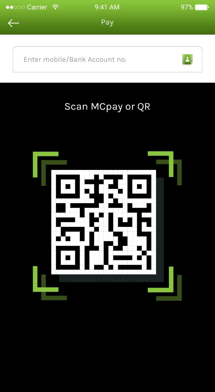 DANA Clone App Script Scan QR Code Screen