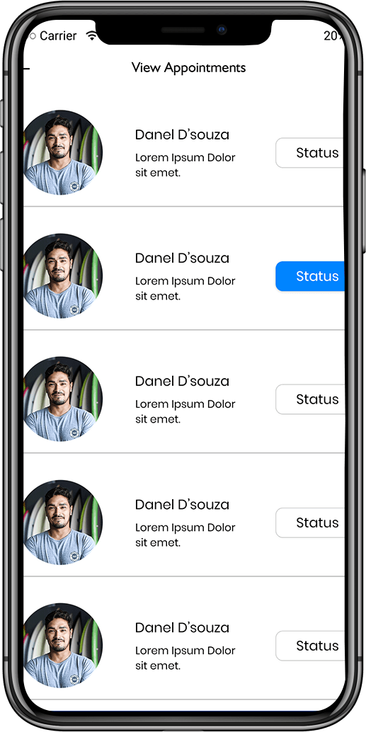 Doctor Anywhere Clone Script view appointments 