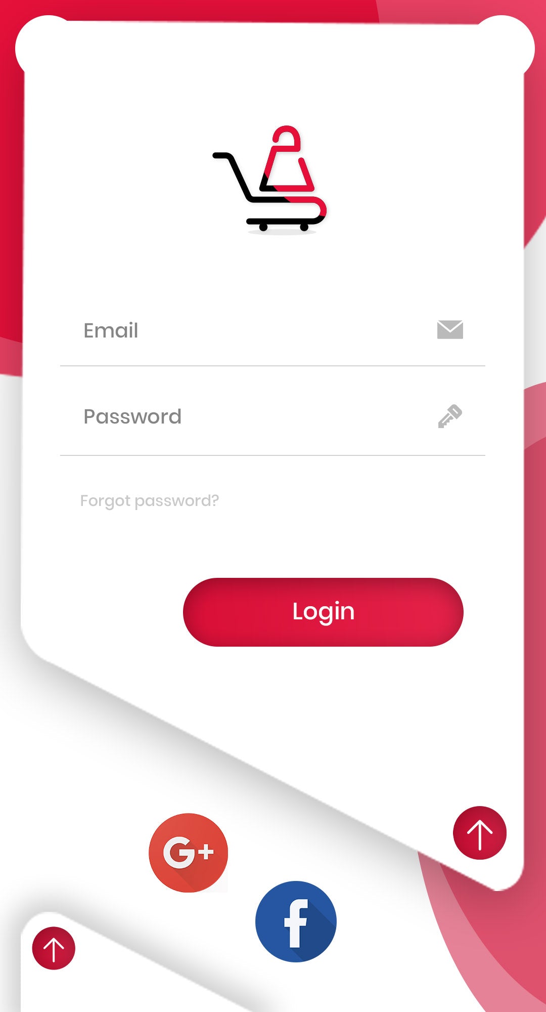 ebay clone app Script Login Screen