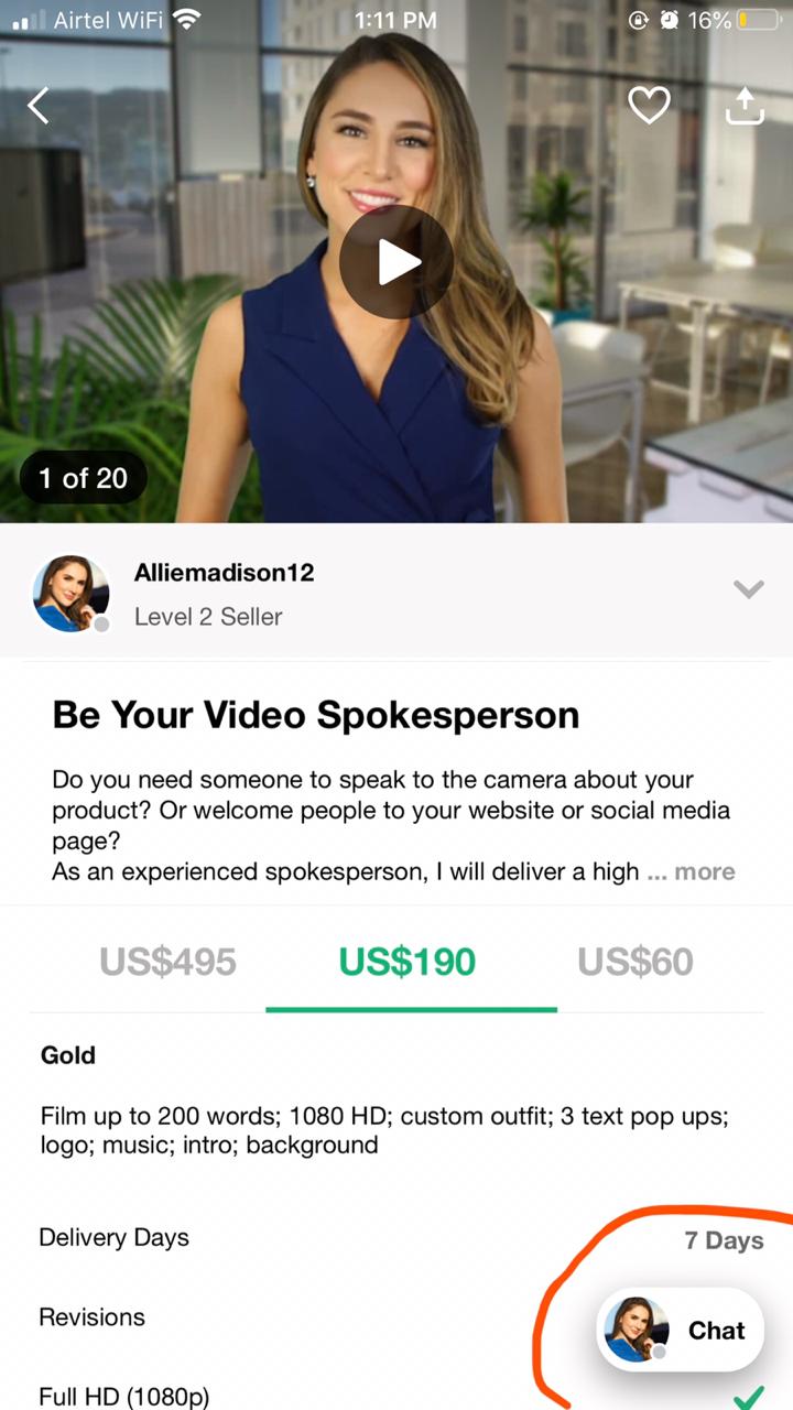  Be your Video Spokesperson