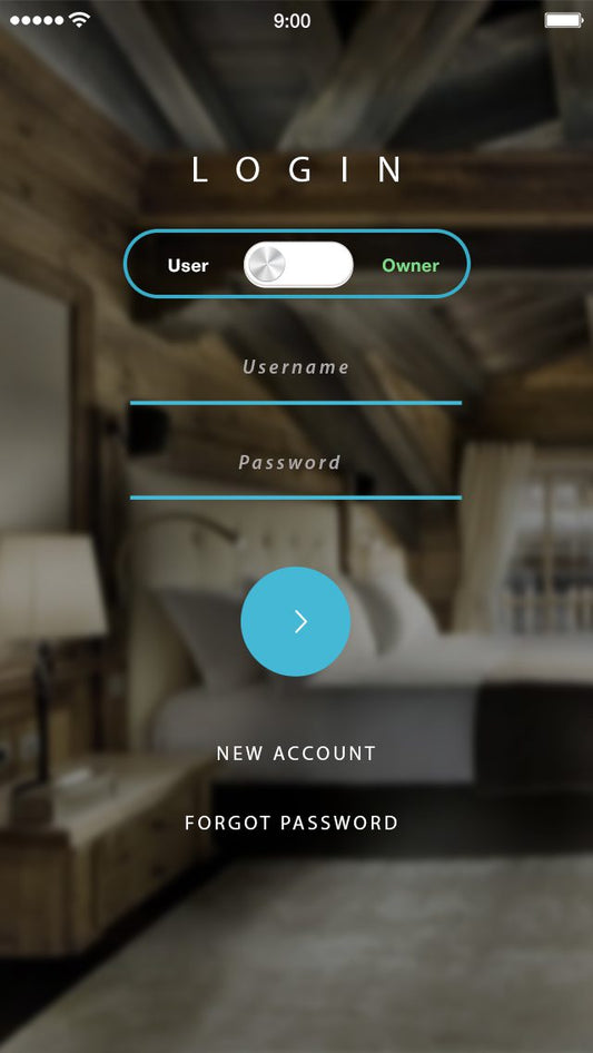 FerizyRooms Clone app Script login screen