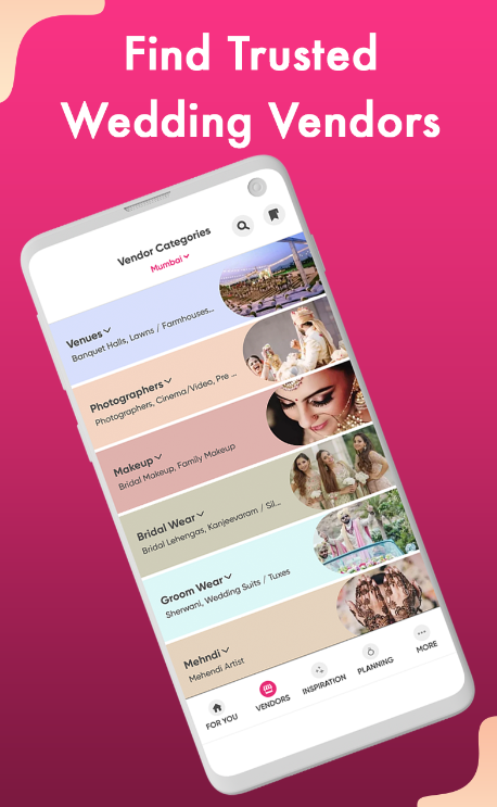 WeddingSutra clone script: Multi-Category Vendor Services