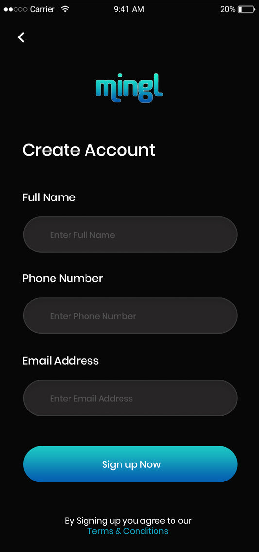 Flipboard Clone Clone App: Create Your Own Flipboard Clone Clone App with Omninos, Registration  Screen