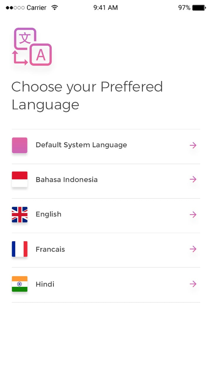 Choose Your Language