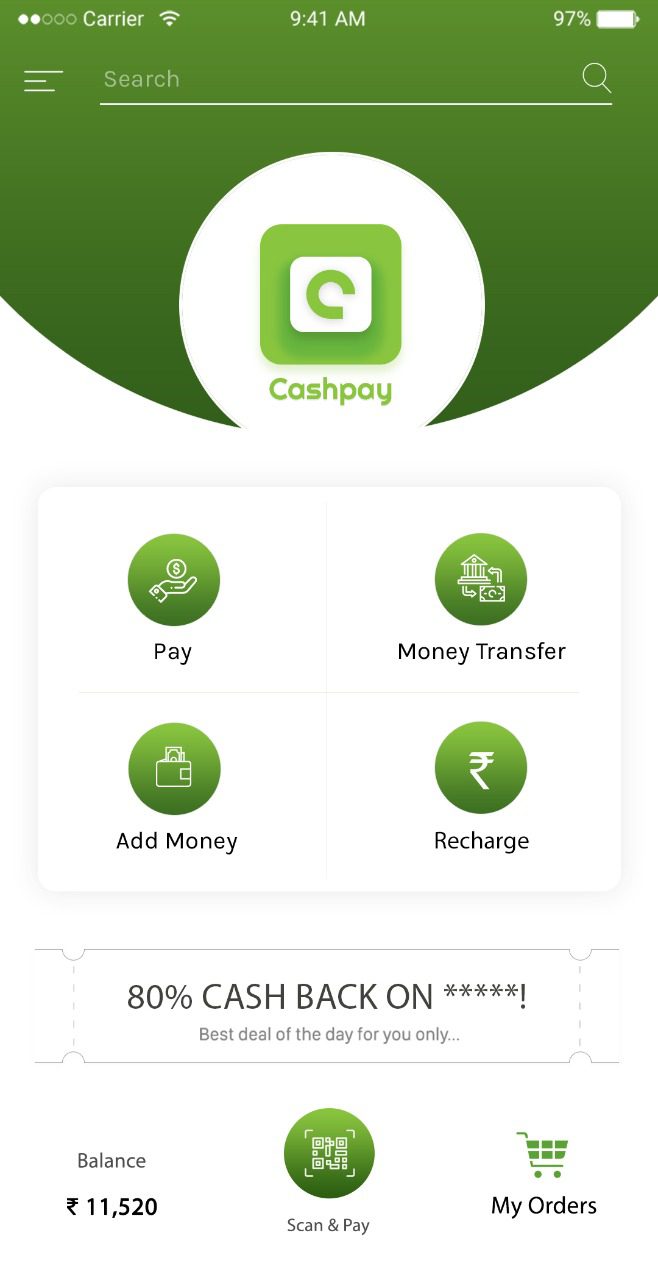 OkCredit Clone Script: Build Your Own Mobile Payment App, Home Page