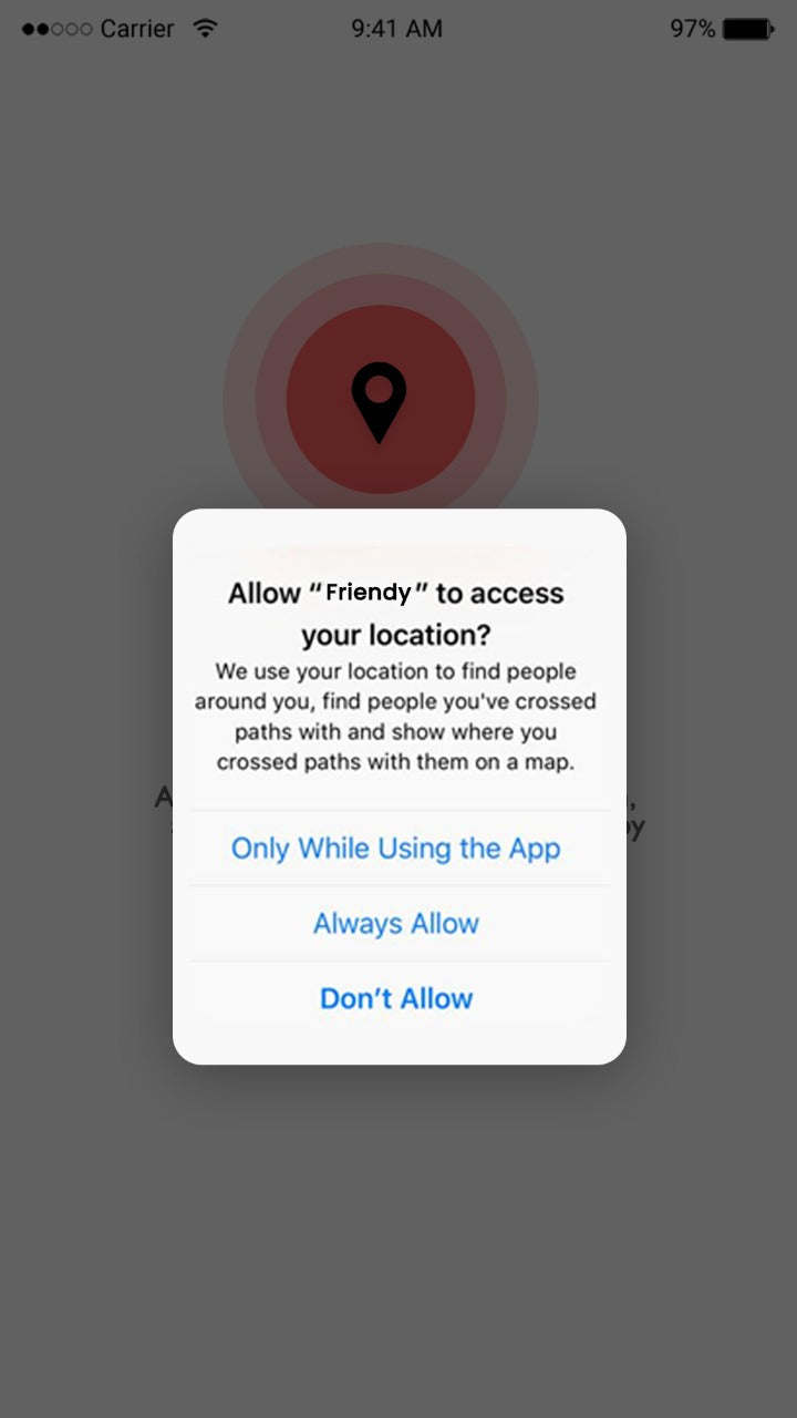 Allow Friend to access Your location