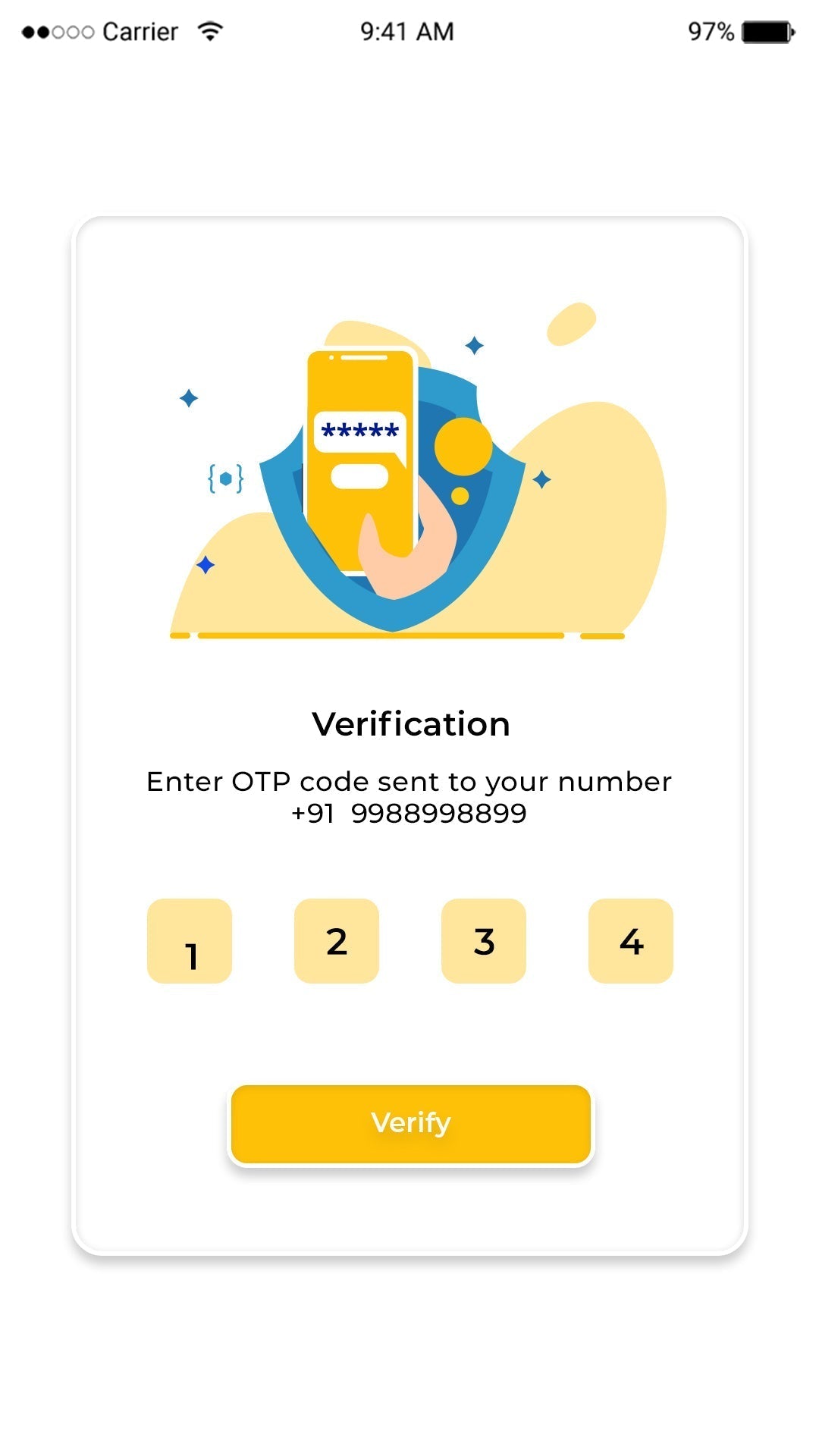 Verification Screen