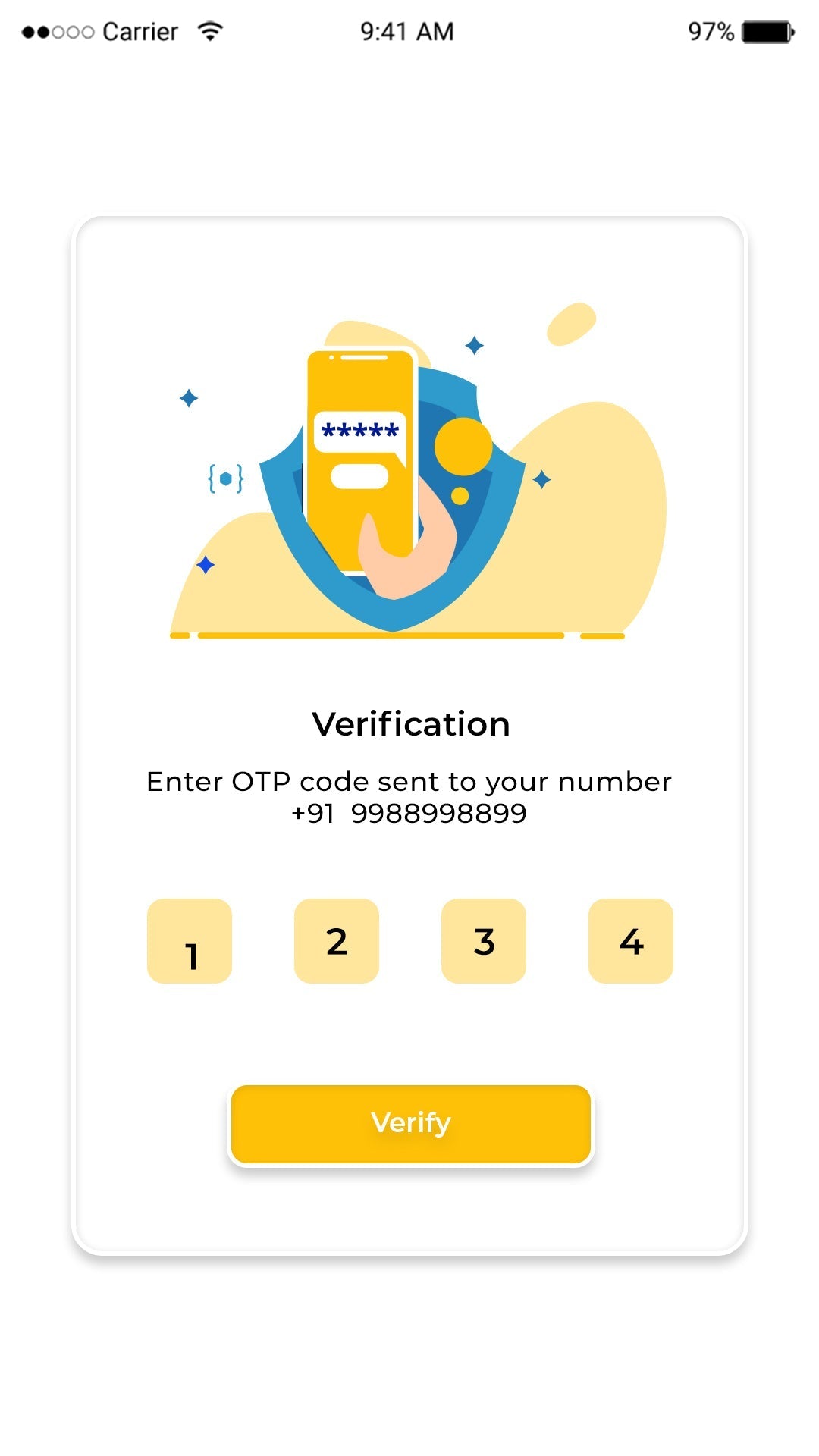 Mobile number verification