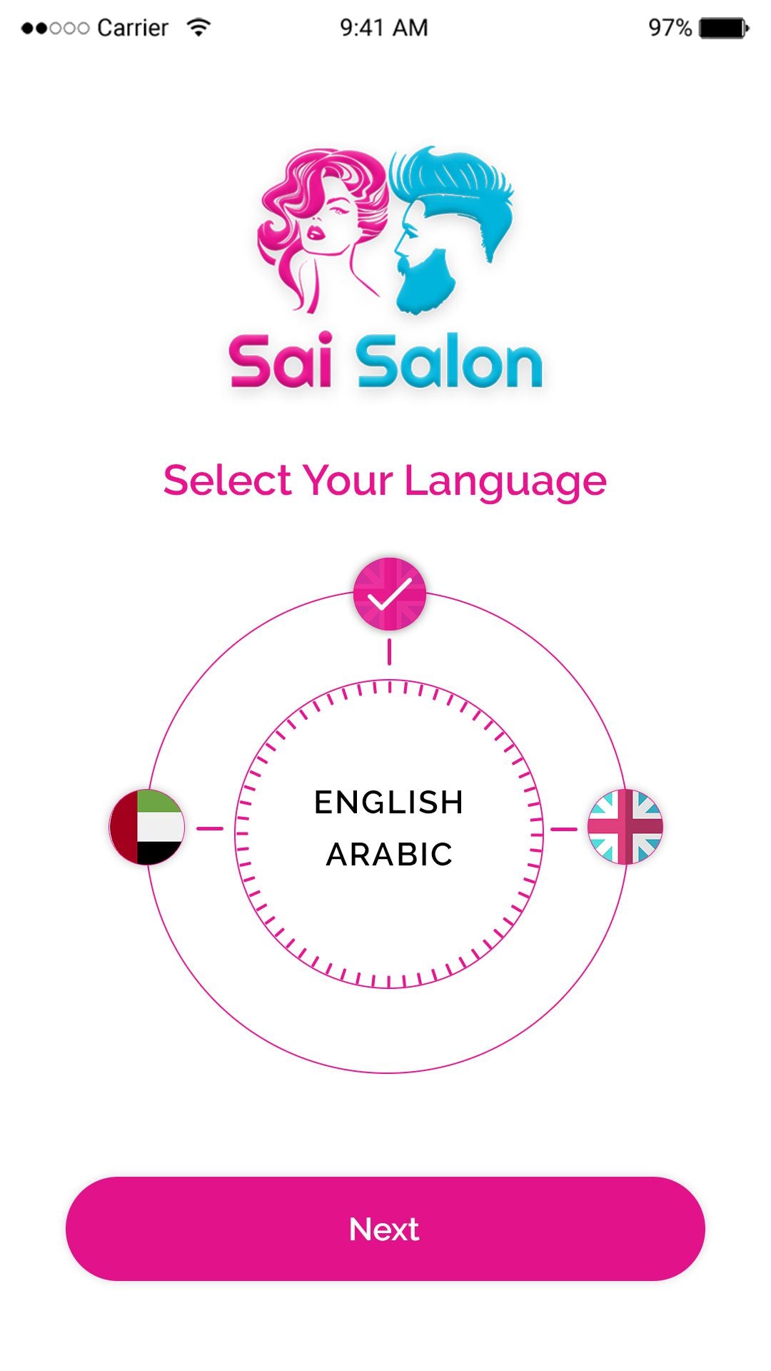 select language  Users can select language as per their choice.