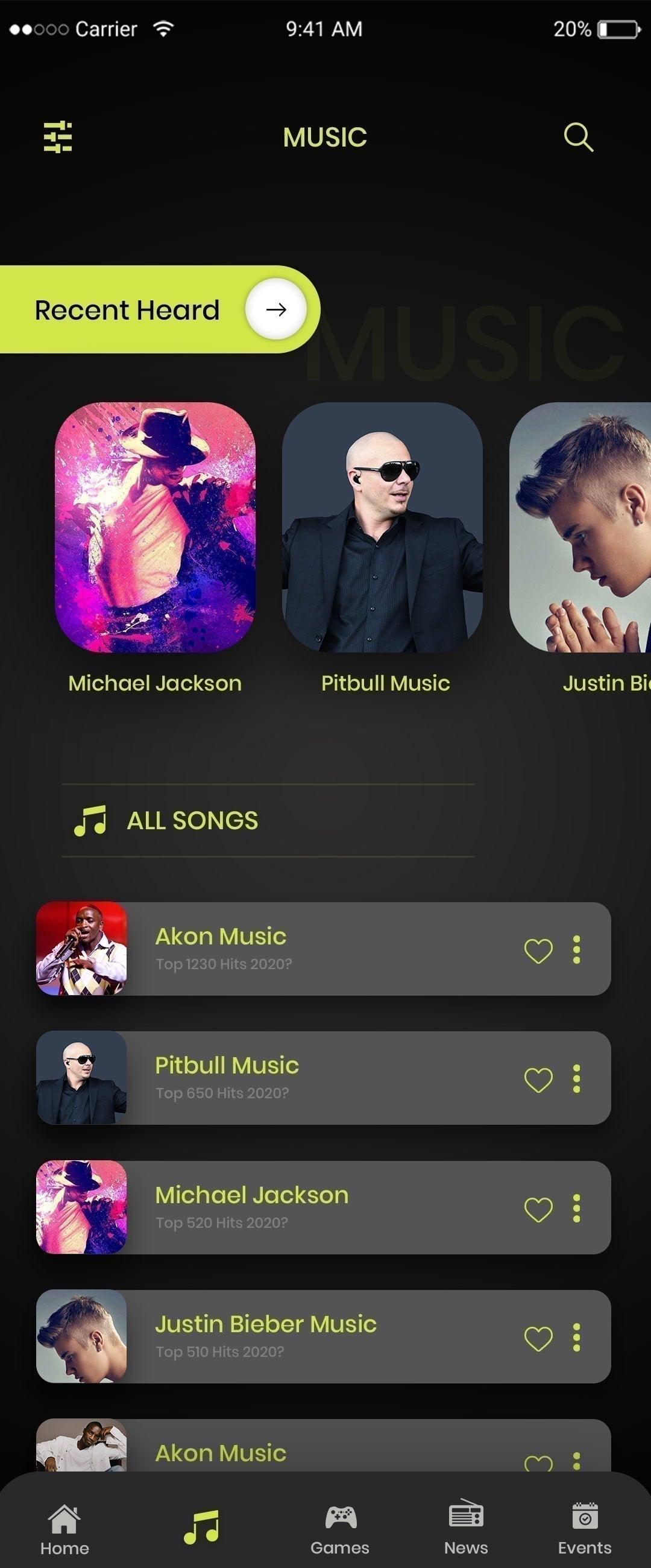 Music List