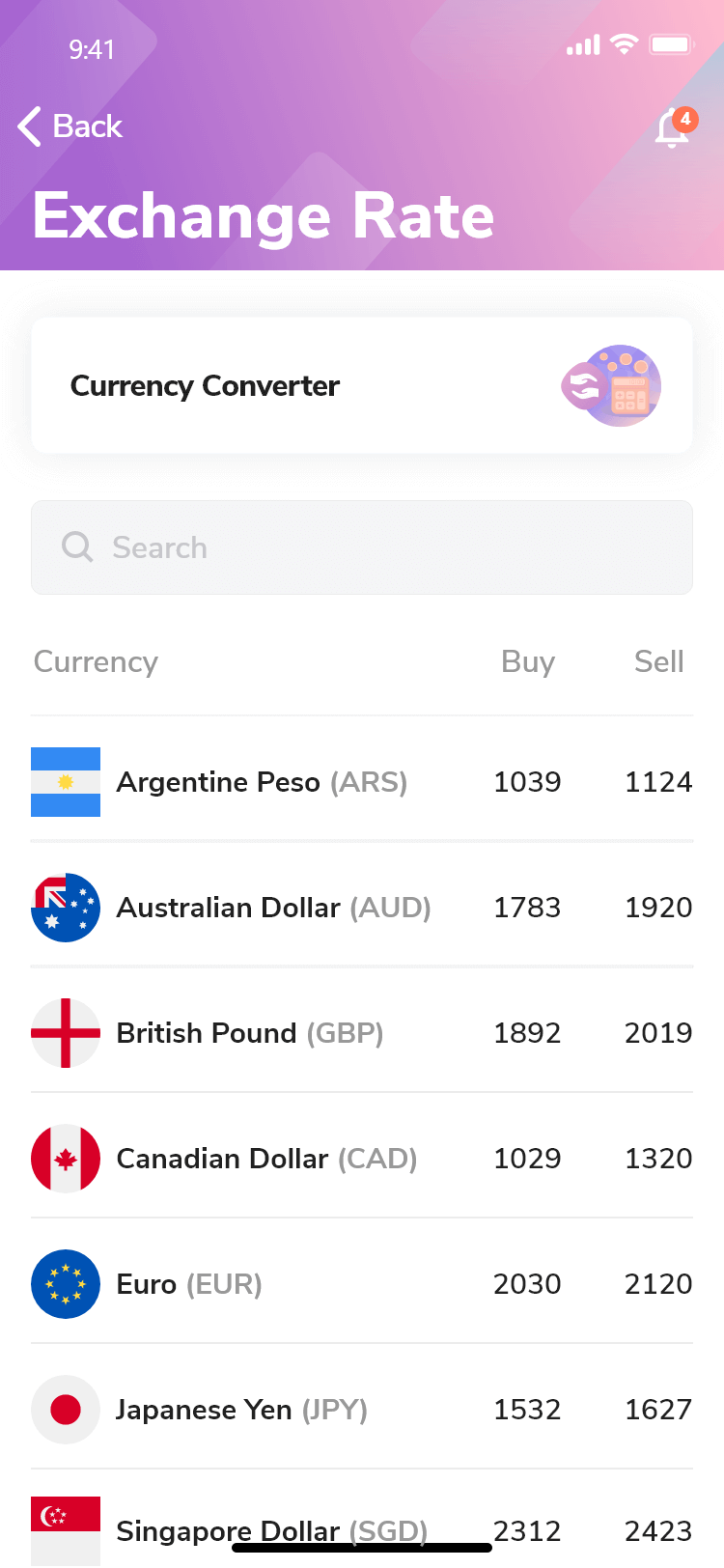 Exchange rate